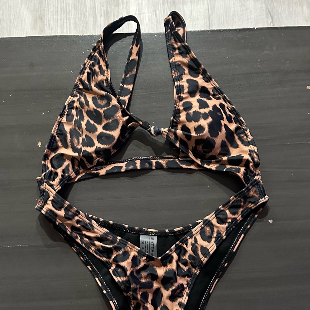 Leopard Print Bikini Set